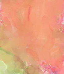 2d illustration. Artistic background image. Abstract painting on canvas. Contemporary art. Hand made painting. Colorful texture. Modern artwork. Painting with brushstrokes of watercolor on surface.