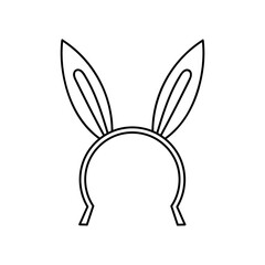 Obraz premium Mask vector icon. Black illustration isolated on white background for graphic and web design.