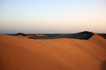 Fototapeta na wymiar dunas en gran canaria 