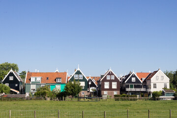 Fototapeta na wymiar Typical holland Houses
