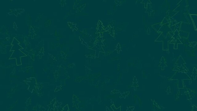 Albero di Natale simbolo festivo con effetto grafico. 