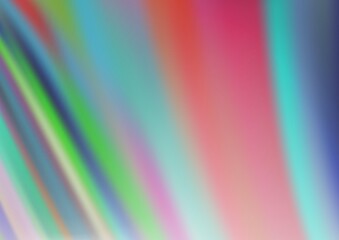 Light Silver, Gray vector template with bent ribbons.