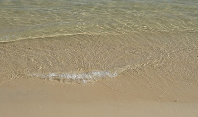 waves on the beach