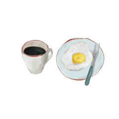 fried egg and toast
