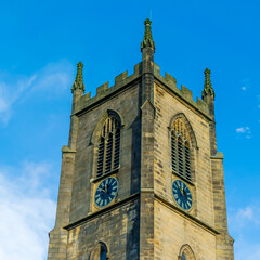 clock tower of the church