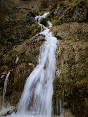 mountain waterfall in Urbasa 