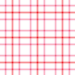 Plaid seamless pattern. Vector background of textile ornament. Flat fabric design.