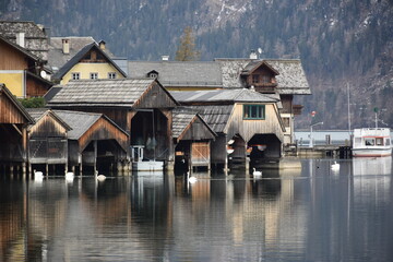 Fototapeta premium Hallstatt houses