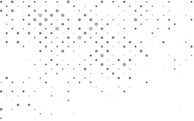 Light Silver, Gray vector template with circles.