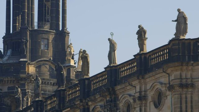 Dresden Cathedral of the Holy Trinity aka Hofkirche Kathedrale Sanctissimae Trinitatis in Dresden Germany
