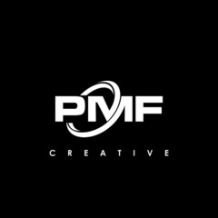 Fototapeta premium PMF Letter Initial Logo Design Template Vector Illustration
