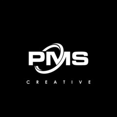 PMS Letter Initial Logo Design Template Vector Illustration