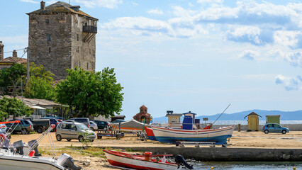 Sea port of Ouranoupolis, Greece