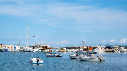 Sea port of Ierissos, Greece