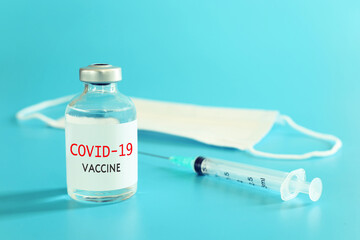 Image of covid 19 vaccine. Healthcare and Medical concept