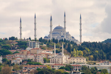 Mosque. Cityscape in Istanbul (Turkey)
