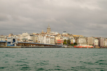Galata Bridge in Istanbul (Turkey)