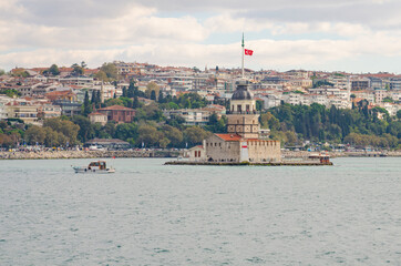 View of Istanbul from the gulf (Turkey)