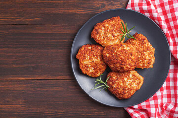 Juicy meat cutlets