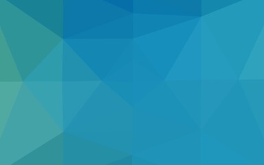 Light BLUE vector abstract mosaic background.