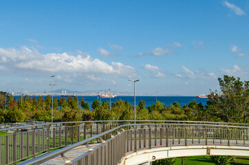 Cityscape in Istanbul in Turkey
