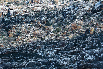 amanecer en la montaña 