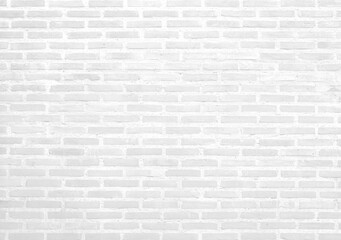 White grey brick-cement wall texture background. New, clean stone abstract surface white rough brick wall pattern. White concrete, cement brickwork. Blank copy space for design backdrop.