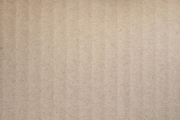 Blank, brown cardboard sheet paper, craft abstract background.  Retro, old vintage beige paper kraft pattern background. Design, minimal texture with empty, copy space for backdrop, can use recycle.