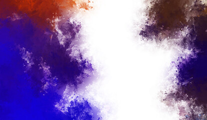 Brushed Painted Abstract Background. Brush stroked painting. Artistic vibrant and colorful wallpaper..