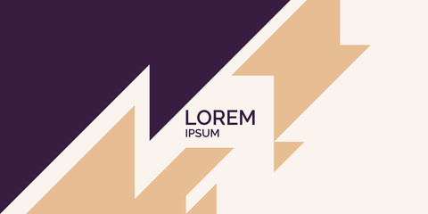 Modern abstract geometric background, vector template for the presentation