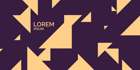 Modern abstract geometric background, vector template for the presentation
