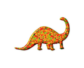 dinosaur t rex dino Jellybeans Yummy sweets Colorful illustration, jelly Icon logo symbol