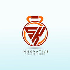 Letter SK fitness logo design, fitness logo design, dumbbell icon, Gym Logo Ideas and Fitness Logo Designs