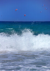 windsurf en la playa 