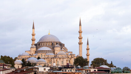 Fototapeta na wymiar Rustem Pasha Mosque in Istanbul, Turkey