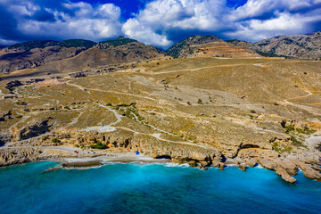 Fototapeta na wymiar Kreta Luftbilder | Drohnenaufnahmen von der Insel Kreta in Griechenland