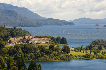 Obraz premium pamanoramico point in circuit chico san carlos de bariloche