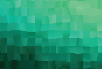 Light Green vector shining triangular template.