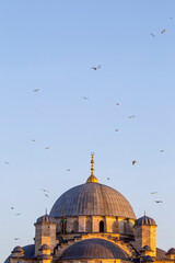 Dome of a mosque in Istanbul, Turkey
