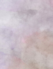 Modern painting of soothing brush strokes resembling alcohol inks. Watercolor abstract painting with pastel colors for poster, wall art, banner, card, book cover or packaging.