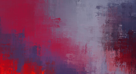 Background with crossed wild brush strokes. Colorful and vibrant illustration. Painted art. Creative abstract painting.