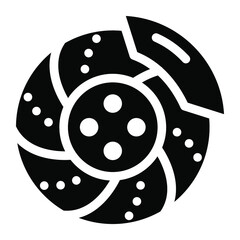  Brake disc, an icon of brake pad   © SmashingStocks