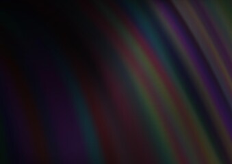 Fototapeta premium Dark Silver, Gray vector template with bubble shapes.