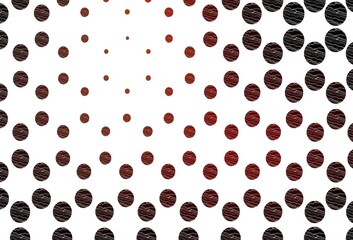Light red vector pattern with spheres.