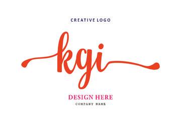 KGI lettering logo is simple, easy to understand and authoritative