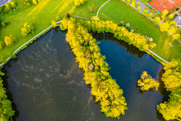 Fulda Aue aus der Luft | Luftbilder von der Fulda Aue