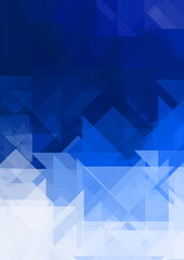 Fototapeta premium Overlapping design with triangles background. Abstract geometric wallpaper. Geometrical colorful triangular shapes.