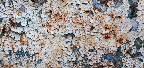 Texture of old paint with cracks