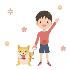 犬の散歩、子供が何歳になったら1人で行ける？男の子