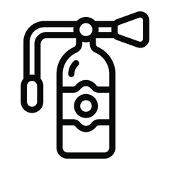Trendy vector of fire extinguisher, editable icon 